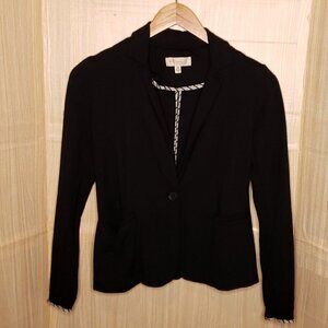 Philosophy Womens Black Knit Blazer XS